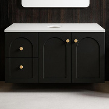 Stevie 900mm Wall Hung Single Vanity with Stone Countertop